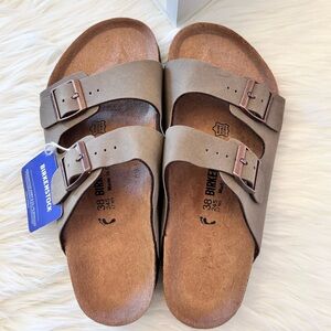Birkenstock Brown Double Strap Sandals. NWT
